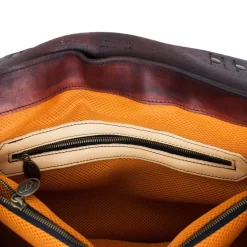 Aktówka - plecak biznesowy z certyfikowanej włoskiej skóry "Toscana" Chianti