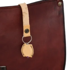 Aktówka - plecak biznesowy z certyfikowanej włoskiej skóry "Toscana" Czerwony