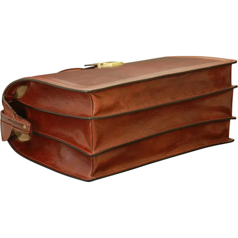 Aktówka dyplomatyczna ze skóry licowej "Wieliczka"