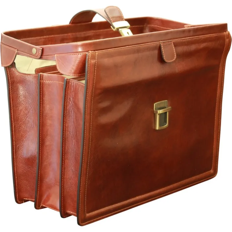 Aktówka dyplomatyczna ze skóry licowej "Wieliczka"