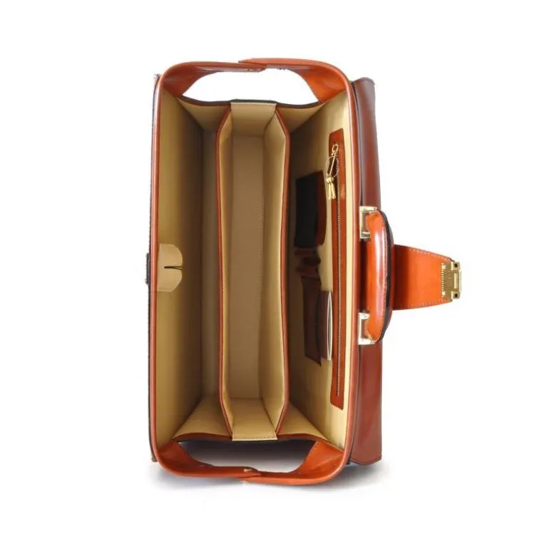 Aktówka ze skóry typu dyplomatycznego "Leonardo" R525G