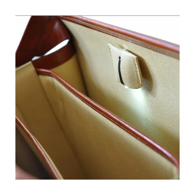 Aktówka ze skóry typu dyplomatycznego "Leonardo" R525G