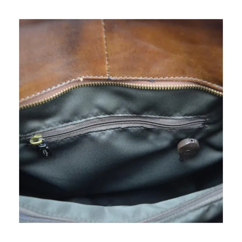 Bardzo duża torba skórzana na co dzień "Ribolla"