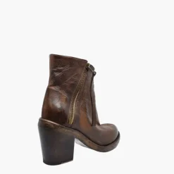 Botki Damskie skórzane "Tronchetto"