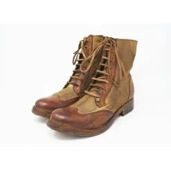 Botki Damskie skórzane "Petrolio"