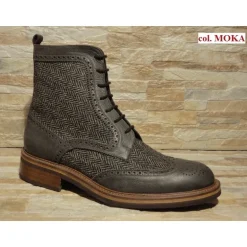 Botki męskie ze skóry "Damiano"