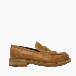 Buty męskie skórzane "Mocassino Frange"