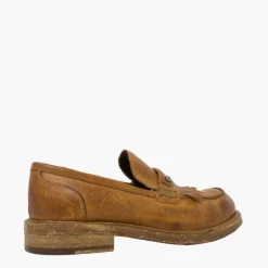 Buty męskie skórzane "Mocassino Frange"