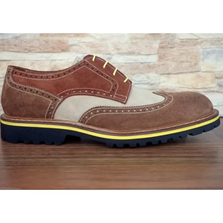 Buty męskie skórzane sznurowane "Melacce"