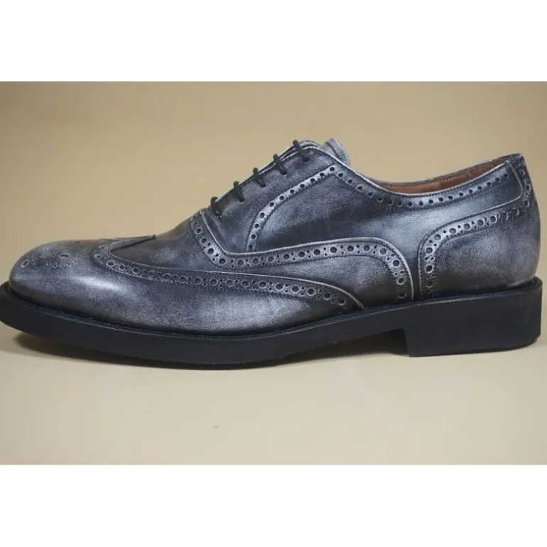 Buty męskie skórzane sznurowane "Bronzino"