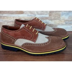 Buty męskie skórzane sznurowane "Melacce"