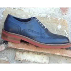 Buty męskie skórzane sznurowane "Baldassarre"