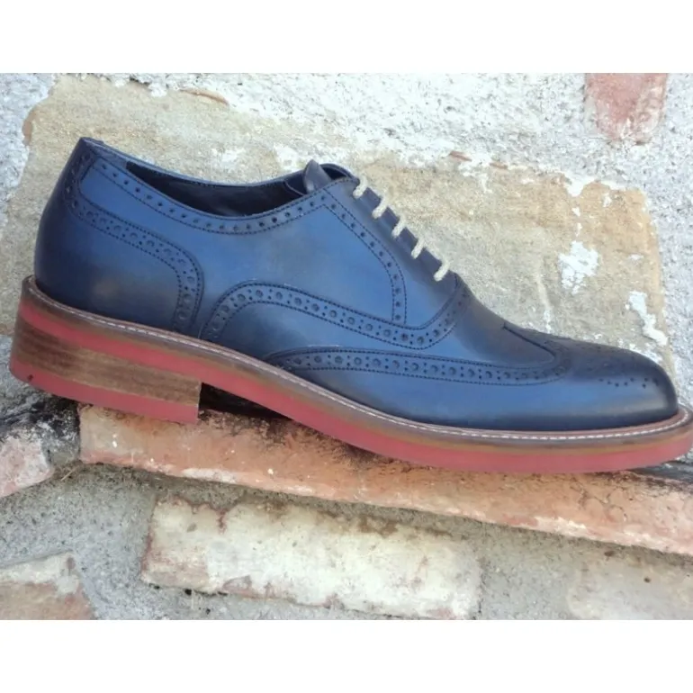 Buty męskie skórzane sznurowane "Baldassarre"