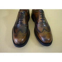 Buty męskie skórzane sznurowane "Bronzino" CO