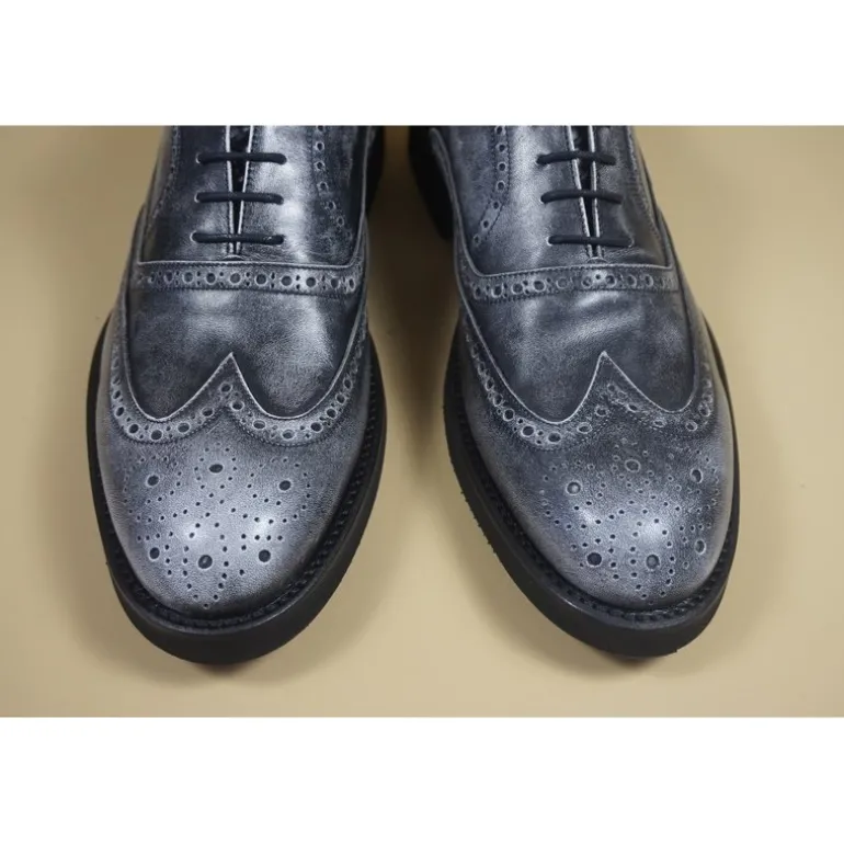 Buty męskie skórzane sznurowane "Bronzino"