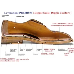 Buty męskie skórzane ze sprzączką "Carlo"