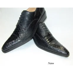 Buty męskie ze skóry Pyton "Alberto"