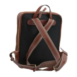 Casualowy plecak na laptopa z miękkiej skóry cielęcej "Baltico II" Brązowy