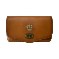 Damska listonoszka ze skóry z klapą "Castel Del Piano" B161