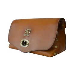 Damska listonoszka ze skóry z klapą "Castel Del Piano" B161