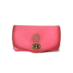 Damska listonoszka ze skóry z klapą "Castel Del Piano" B161