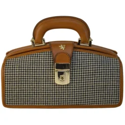 Damska skórzana torebka z zamkiem na klucz "Lady Brunelleschi" 120/N