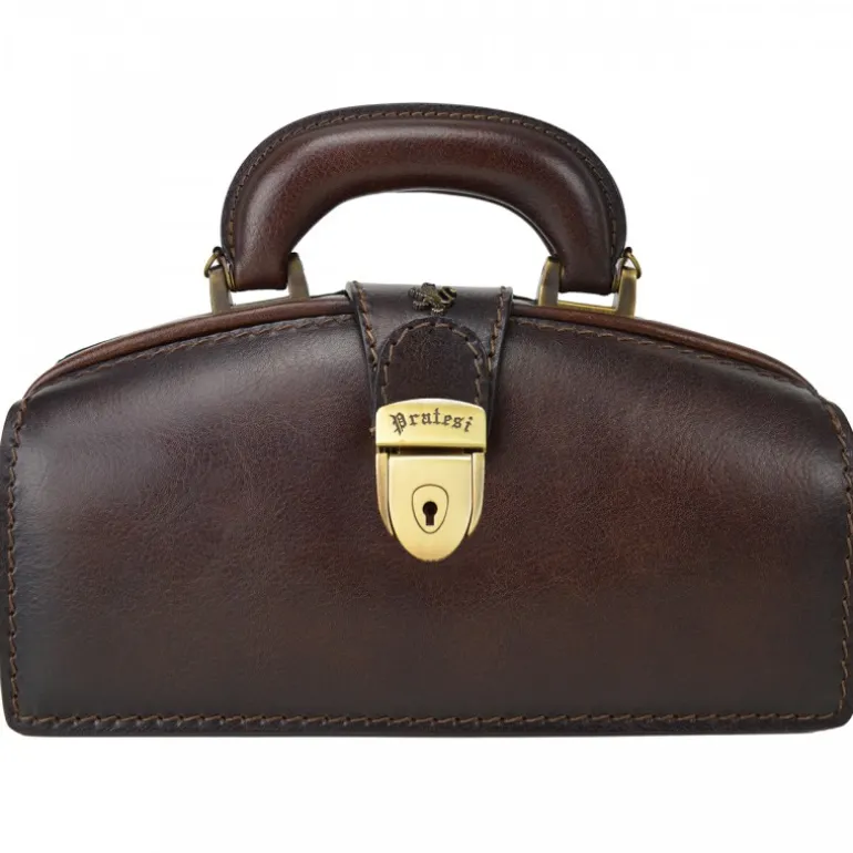 Damska skórzana torebka z zamkiem na klucz "Lady Brunelleschi" 120/N