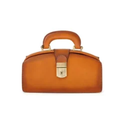 Damska skórzana torebka z zamkiem na klucz "Lady Brunelleschi" 120/N