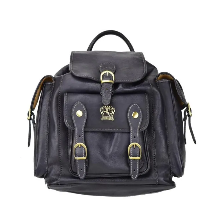 Duży skórzany plecak unisex "Montalbano" B346