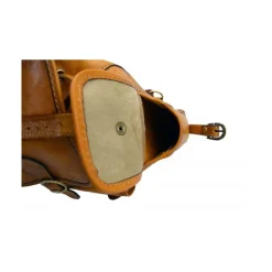 Duży skórzany plecak unisex "Montalbano" B346