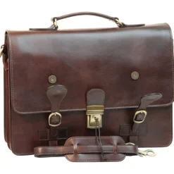 Ekskluzywna aktówka z licowej skóry cielęcej. "Toruń" BC