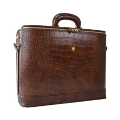 Ekskluzywna skórzana teczka na laptopa. " Raffaello" K116-17