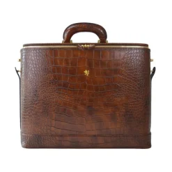 Ekskluzywna skórzana teczka na laptopa. " Raffaello" K116-17