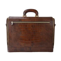 Ekskluzywna skórzana teczka na laptopa. " Raffaello" K116-17