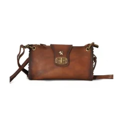 Elegancka i pięknie wykonana listonoszka skórzana damska "Pontremoli" B336