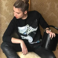 Elegancka, skórzana torebka damska do ręki "Secchiello" B335