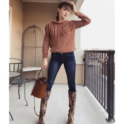 Elegancka, skórzana torebka damska do ręki "Secchiello" B335