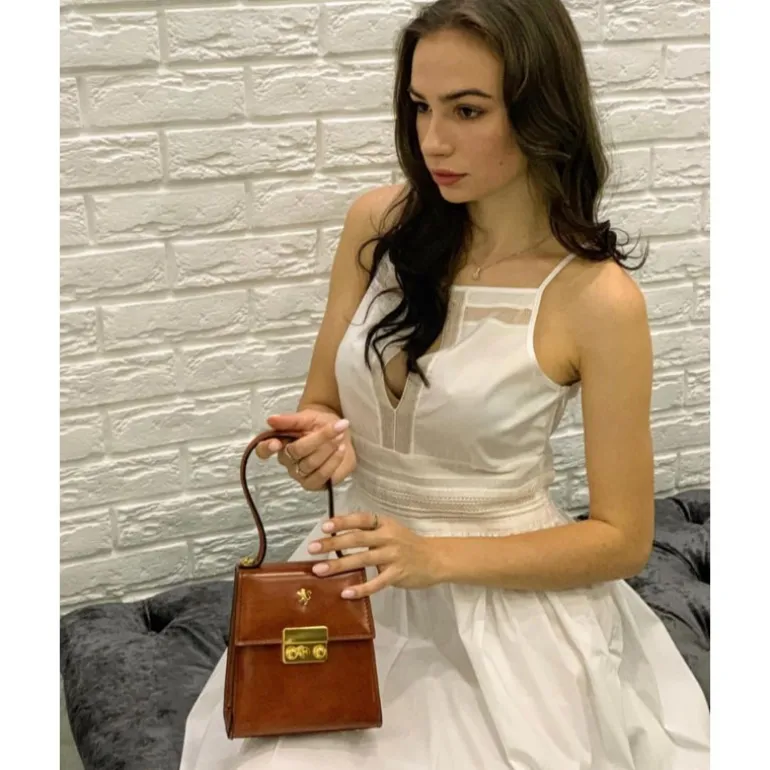 Elegancka, skórzana torebka damska do ręki "Artemisia" R299/22