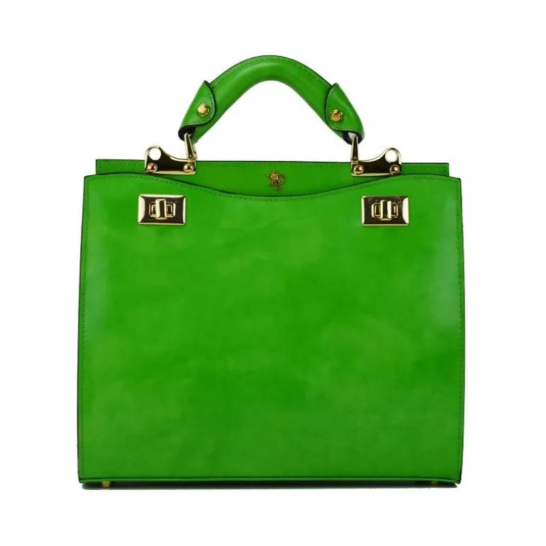 Elegancka torebka skórzana Średniej wielkości. "Anna Maria Luisa de' Medici"