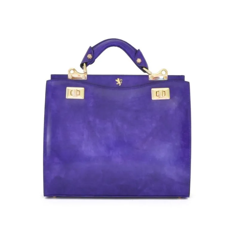 Elegancka torebka skórzana Średniej wielkości. "Anna Maria Luisa de' Medici"