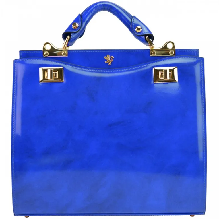 Elegancka torebka skórzana Średniej wielkości. "Anna Maria Luisa de' Medici"