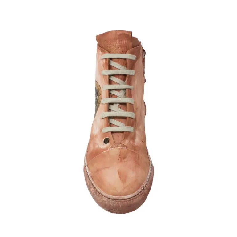 Exskluzywne sneakersy ze skóry "Il fiore della vita" AL