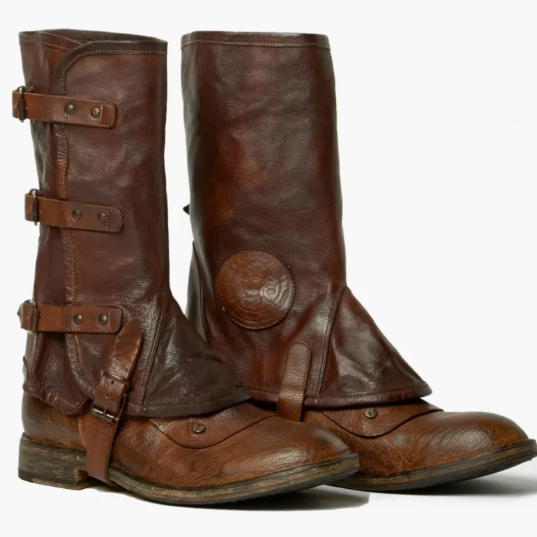 Getry na obuwie męskie skórzane "Ghette" BR