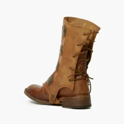 Getry na obuwie ze skóry "Ghette Bottoni" MI