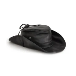 Kapelusz skórzany "Cagliostro"