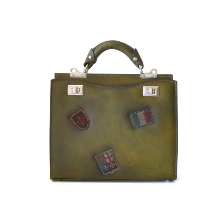 Klasyczna skórzana torebka Damska "Anna Maria Luisa de' Medici"