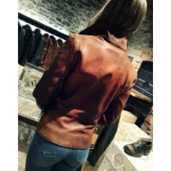 Kurtka skórzana Damska "Chiodo" BR