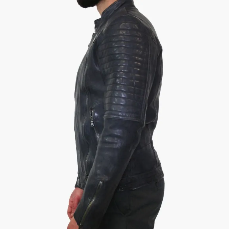 Kurtka skórzana męska "Moto" SZ
