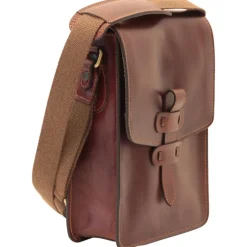 Listonoszka skórzana męska "Wolsztyn" Brązowy