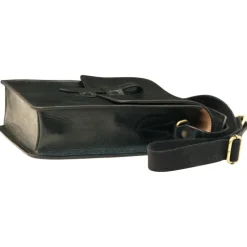 Listonoszka skórzana męska "Wolsztyn" Czarny